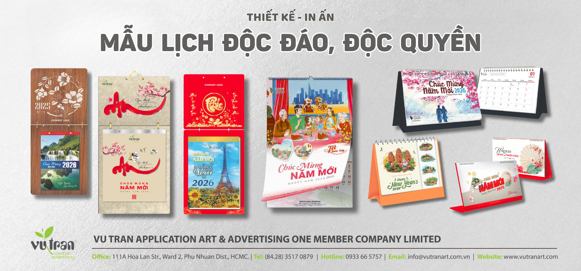 Các loại lịch Tết